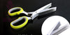 Sharp 5 Hoja Hierba Tijeras Cocina Tenazas Dispositivo Herramientas Multi