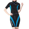 Woman 1.5mm Short Sleeve Wet Type Diving Suit Wetsuit S
