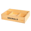 Mini Wood Table Storage Box Comestics Succulent Plant