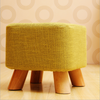 Ottoman footstool Rest stool with 3 legs Paper Mache