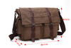 Mens Retro Vintage Multi-pockets Shoulder Bag  Messenger Canvas W Shoulder Strap