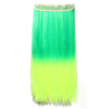 60cm extra thickness  Straight Gradient Ramp Five Cards  clips Hair Extension