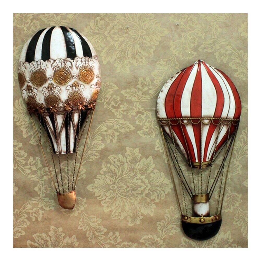 Mediterranean Style Fire Balloon Wall Hanging Decoration
