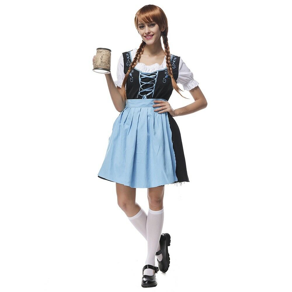 Bavaria Costume Beer Festival Waitress Embroidered Dress