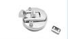 Acero Inoxidable 2" Flush Tirador Eje Botón para Cerrar Lift Mango Barco Marina