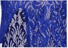 Black  Blue Full Lace Fishtail Maxi Long Gown Evening Cocktail Party Dress Plus
