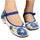 Small White Shoes Old Beijing Cloth Embroidered Shoes   blue