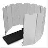 10 Placas Plegable Acampada Cocina Estufa Funda Protector contra Viento