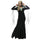 Luxury Black Vampire Dress Halloween Witch Queen  Woman Refinement Costume