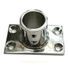 90 dregree Square Pipe Base Flat Bottom Yacht Marine 22mm