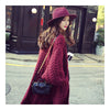 Puff Sleeve Cardigan Loose Knitwear Sweater Coat