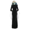 Luxury Black Vampire Dress Halloween Witch Queen Costume