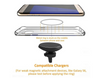 Sans Fil Qi Chargeur Auto Magnétique Monture Ventilation 2 en 1
