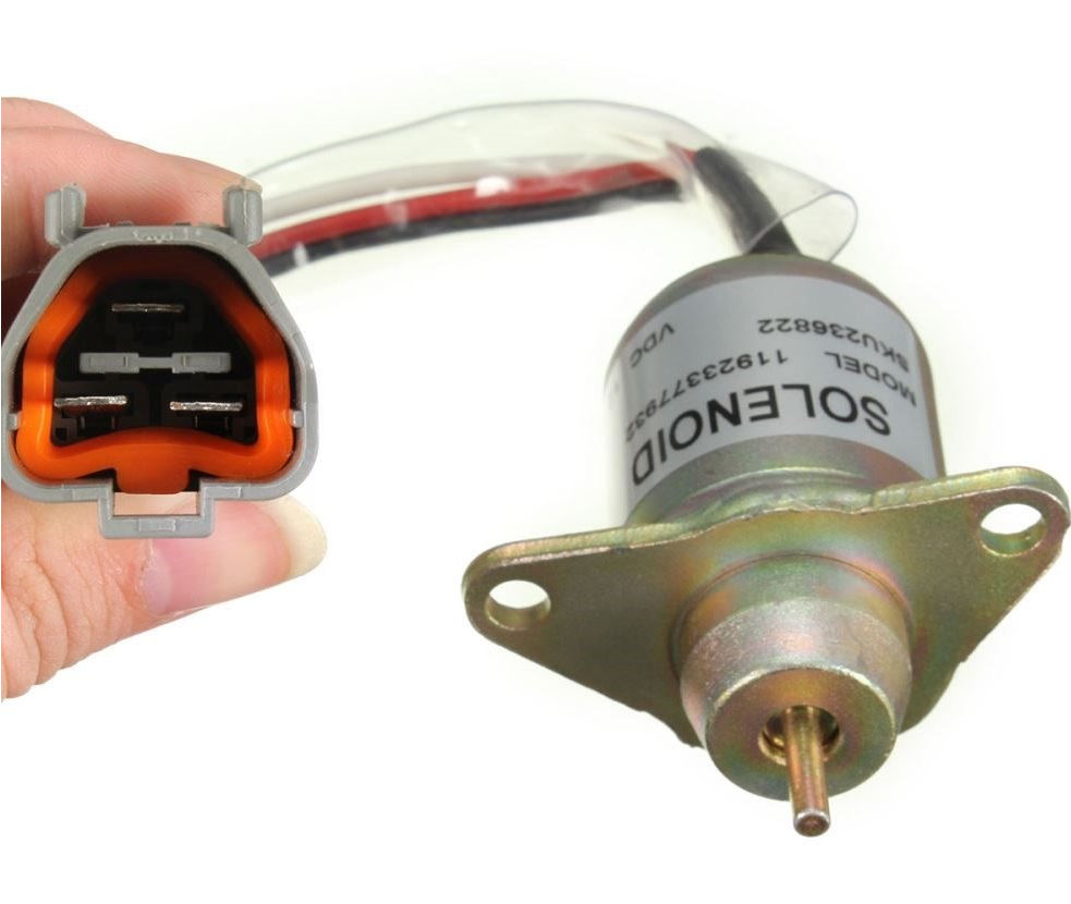 Diesel Fuel Shut Off Stop Solenoid 11923377932 For Yanmar John Deere Tractor