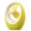 ABS Silencioso Dibujos USB Mango Portátil Ventilador de Refrigeración Amarillo