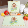 Multi-functional Tempered Glass Chef Cutting Chopping Board 8"x 12" 20x30cm bird