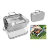 BBQ Holzkohlegrill Edelstahl