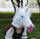 Unicorn Head Mask Rubber Latex Animal Costume Full head Mask Halloween Costume F
