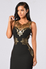 Sexy Bodycon Sundress  Floral Embroidered Boutique Party Dress Event Cocktail