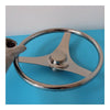 Stainless Steel Marine Steering Wheel Yacht 13.5" hand wheel embossing