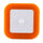 LED Body Induction Sensor Controlled Night Light ABS    Orange