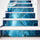 New 3D DIY PVC Waterproof  Stair Decals Wall  Floor Moonlights  Sticker qs016