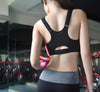 Shockproof sports bra running fitness wicking zip-front vest yoga aerobics bra