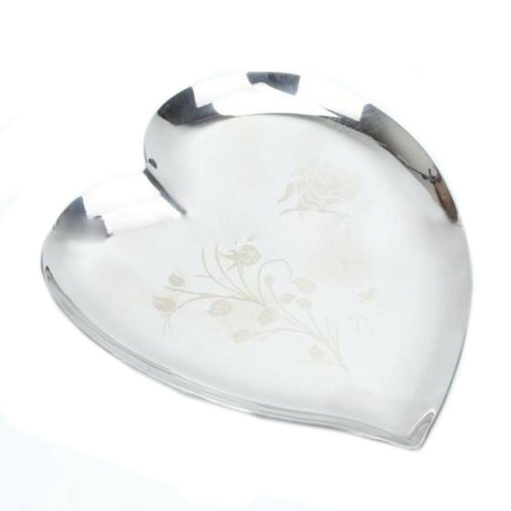 Stainless Steel Seasoning Dish Mustard Dish with 2 Case heart shape