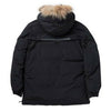Winter Couple Design Loose Middle Long Thick Down Coat    black