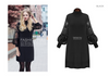 Gorgeous Black /grey/Burgundy Lace Crochet Embroidery Sleeve Sweater Dress
