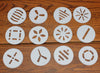 Decorating cookies Decorating gun 12 Motif +6 cream mouth Nozzles