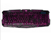Gaming Tastatur 3 Colours Hintergrundbeleuchtung Verkabelte Multimedia Pc