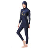 Muslim Swimwear Swimsuit Bathing Suit hw10g   navy Burqini