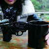 Creative personality ceramic pistol mug Revolver cup coffee cup shooting Cup