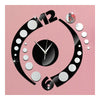 Creative Wall Clock Arc Acrylic 3D Mirror