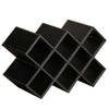 Red Wine Rack Holder Stand Home Europe    black flat pattern 8 lattice