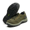 Climbing Hiking Safety Shoes  Boot PU Green Smash-proof Penetration-resistant