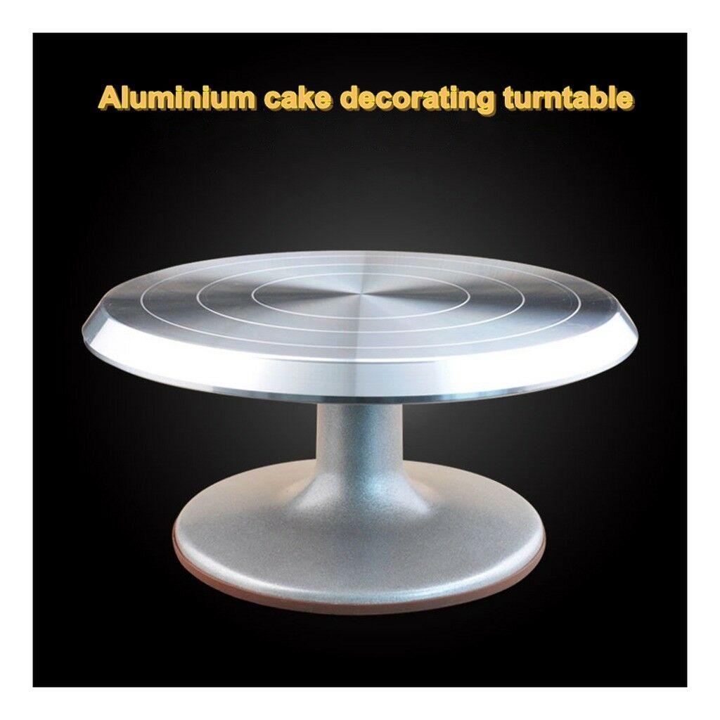 Onethousand groups Cake Decorating turntable 10-inch aluminum alloy skid cake01