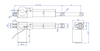 DC 12V/24V 100mm Stroke 4000N 20MM/s Linear Actuator