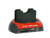 2.5"3.5" Dual Slots USB 3.0 SATA IDE HDD Docking Station Hard Drive Card Reader