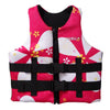 L006 L007 L008 L012 Child Life Jacket Surfing Fishing Drifting Vest   flower   S