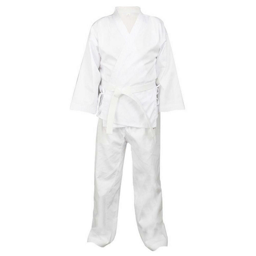 Karate Clothes Cotton-polyester Three-quarter Sleeves Tournament Adults Children