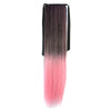 55cm Colorful Horsetail Ponytail Straight Gradient Hair extension Cosplay party