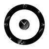 Home Decoration Wall Clock 3D Mirror Circle Sticking