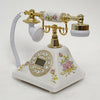 Antique Style dial button Phone French Style Old Fashioned Handset Telephone