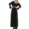 Muslimisch Damen Gewebe Langes Kleid