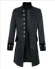 Victorien Steampunk Vintage Asymétrique Costume Queue de Pie Smoking