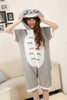 Unisex Adult Pajamas Cosplay Costume Animal one piece sleepwear Suit Summer 07