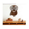 Forest Animal Feeling Cute Owl Wall Clock Vintage Countryside Wood Wall Clock