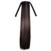 Lace-up Colorful Highlights Wig Horsetail